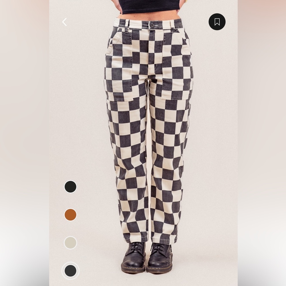 P&Co 304 Service Fatigue Checkered Pants